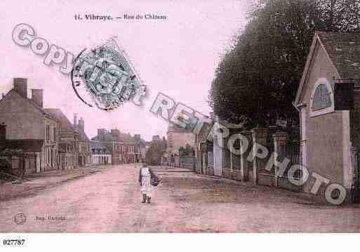 Ville de VIBRAYE, carte postale ancienne