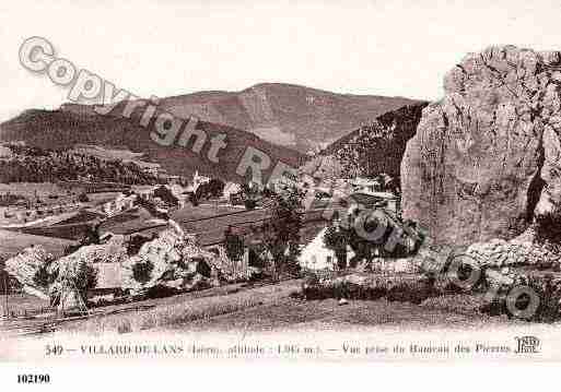 Ville de VILLARDDELANS, carte postale ancienne