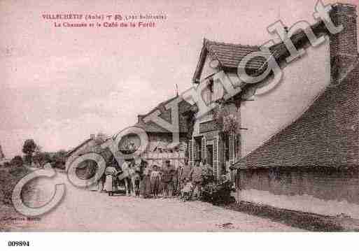 Ville de VILLECHETIF, carte postale ancienne