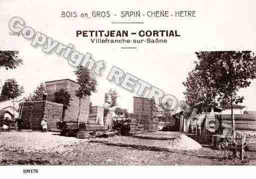 Ville de VILLEFRANCHESURSAONE, carte postale ancienne
