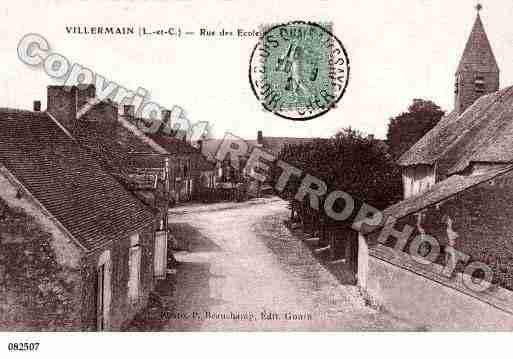 Ville de VILLERMAIN, carte postale ancienne