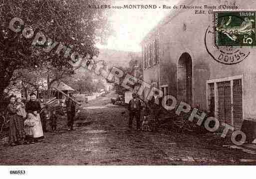 Ville de VILLERSSMONTROND, carte postale ancienne