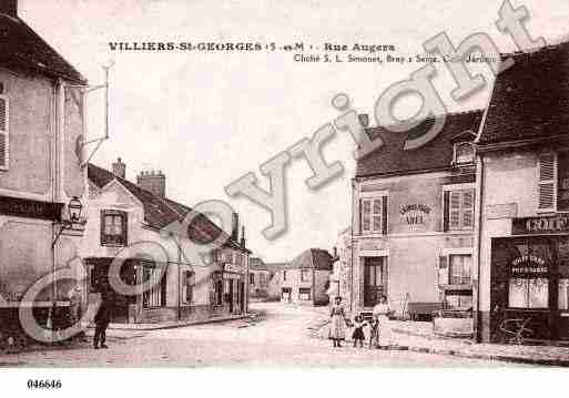 Ville de VILLIERSSTGEORGES, carte postale ancienne