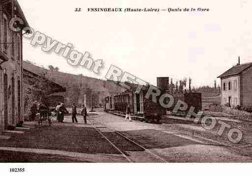 Ville de YSSINGEAUX, carte postale ancienne