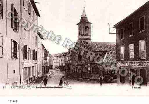 Ville de YSSINGEAUX, carte postale ancienne