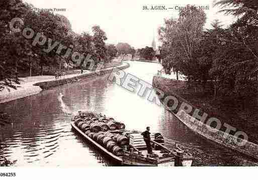 Ville de AGEN, carte postale ancienne