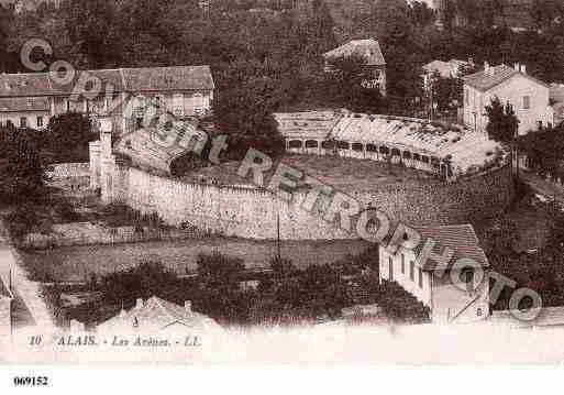 Ville de ALES, carte postale ancienne