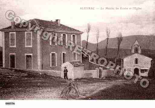 Ville de ALEYRAC, carte postale ancienne