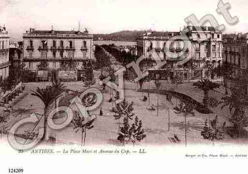 Ville de ANTIBESJUANLESPINS, carte postale ancienne