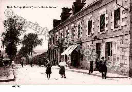 Ville de ANTRAIN, carte postale ancienne