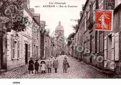 Ville de ANTRAIN, carte postale ancienne