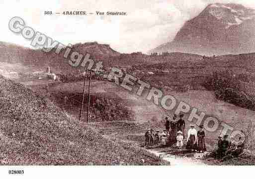 Ville de ARACHES, carte postale ancienne