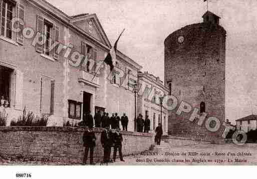 Ville de AULNAYSURITON, carte postale ancienne