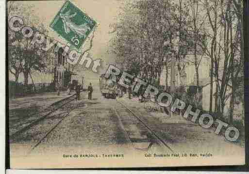 Ville de BARJOLS, carte postale ancienne