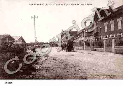 Ville de BERRYAUBAC, carte postale ancienne