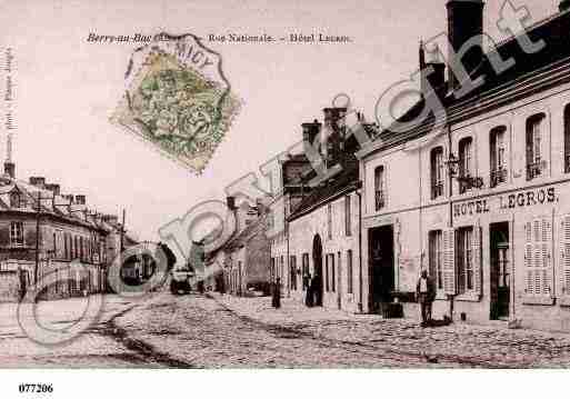 Ville de BERRYAUBAC, carte postale ancienne