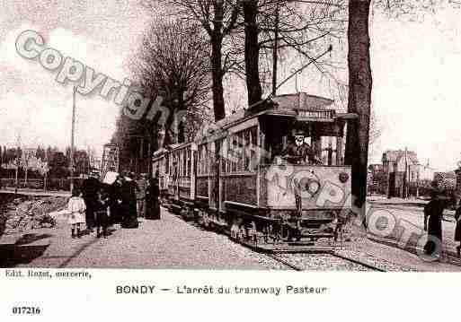 Ville de BONDY, carte postale ancienne