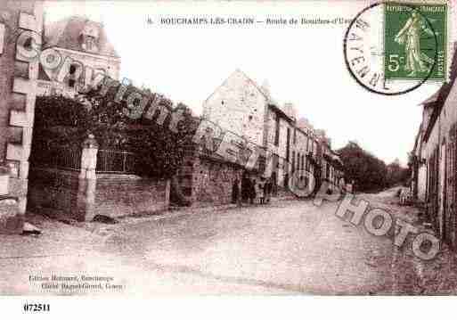 Ville de BOUCHAMPSLESCRAON, carte postale ancienne