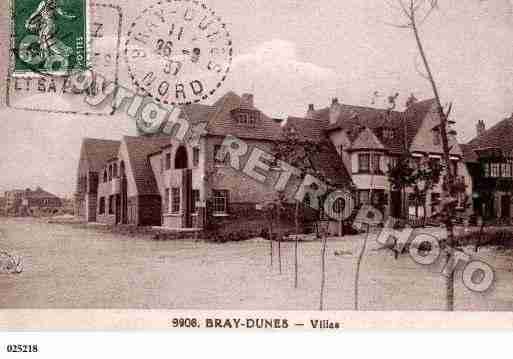 Ville de BRAYDUNES, carte postale ancienne