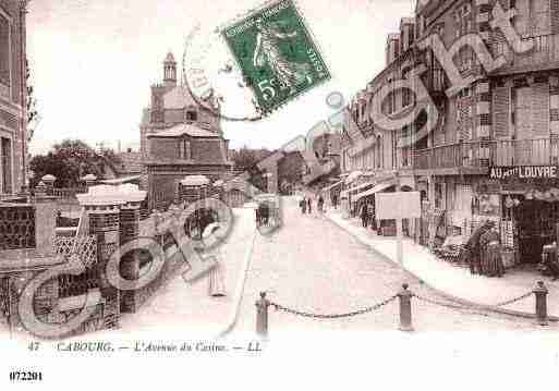 Ville de CABOURG, carte postale ancienne