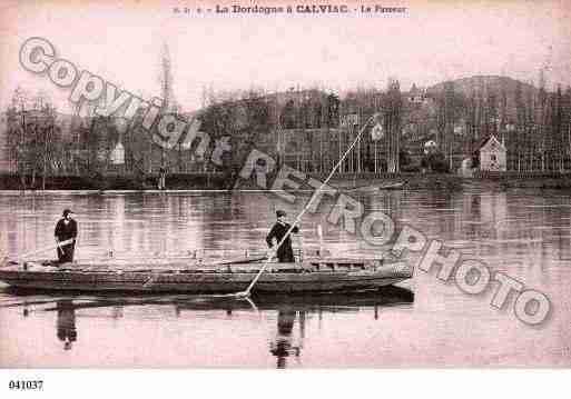 Ville de CALVIACENPERIGORD, carte postale ancienne