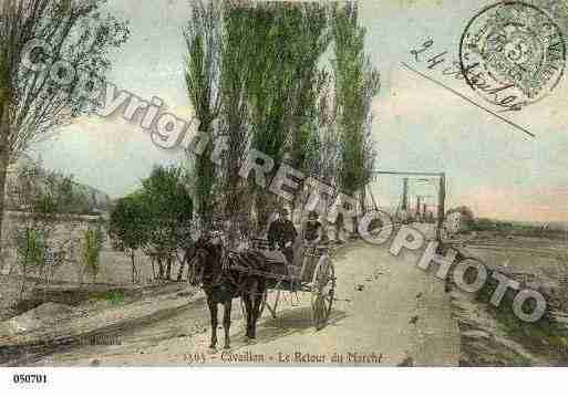 Ville de CAVAILLON, carte postale ancienne