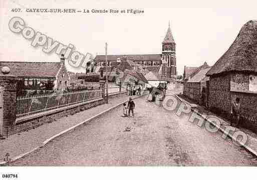 Ville de CAYEUXSURMER, carte postale ancienne