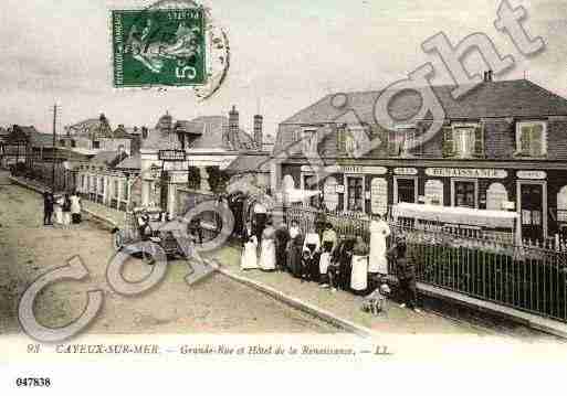 Ville de CAYEUXSURMER, carte postale ancienne