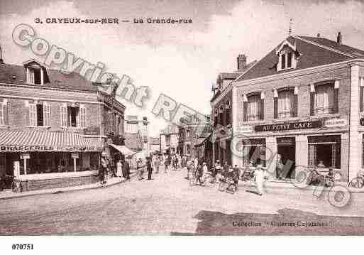 Ville de CAYEUXSURMER, carte postale ancienne