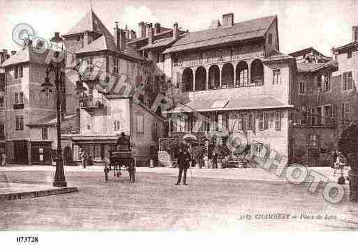 Ville de CHAMBERY, carte postale ancienne