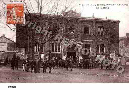 Ville de CHAMBONFEUGEROLLES(LE), carte postale ancienne