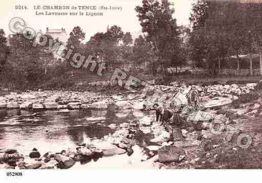 Ville de CHAMBONSURLIGNON(LE), carte postale ancienne