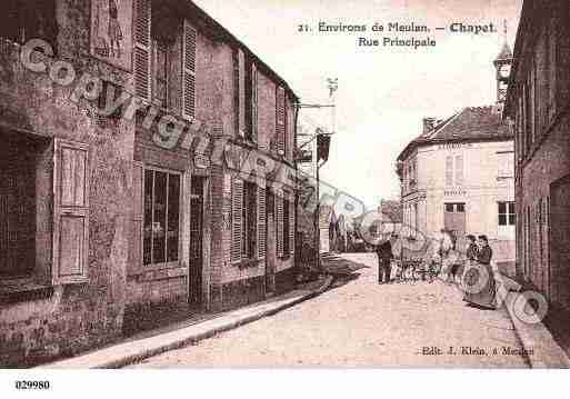 Ville de CHAPET, carte postale ancienne