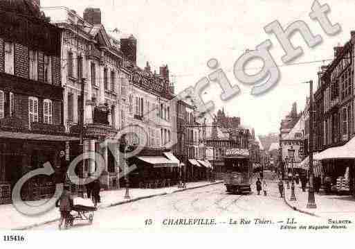 Ville de CHARLEVILLEMEZIERES, carte postale ancienne