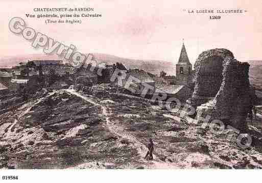 Ville de CHATEAUNEUFDERANDON, carte postale ancienne