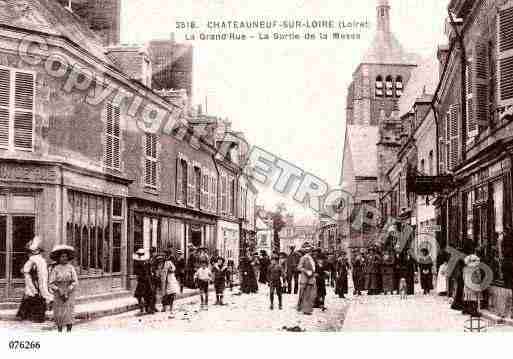 Ville de CHATEAUNEUFSURLOIRE, carte postale ancienne