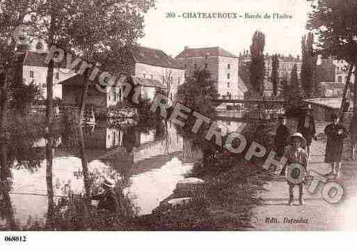 Ville de CHATEAUROUX, carte postale ancienne