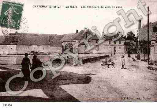 Ville de CHATENAY, carte postale ancienne