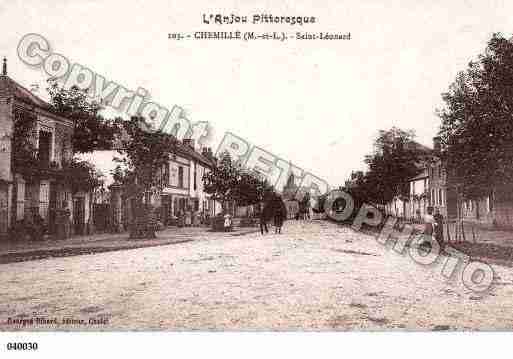Ville de CHEMILLE, carte postale ancienne