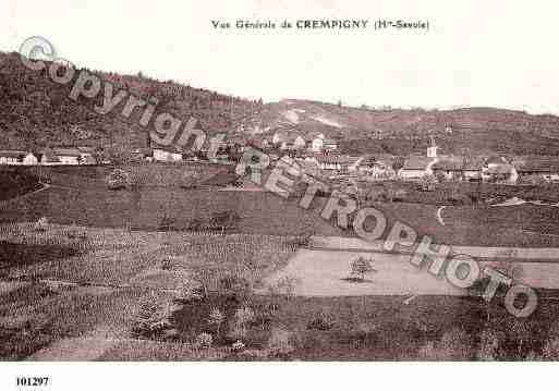 Ville de CREMPIGNY, carte postale ancienne