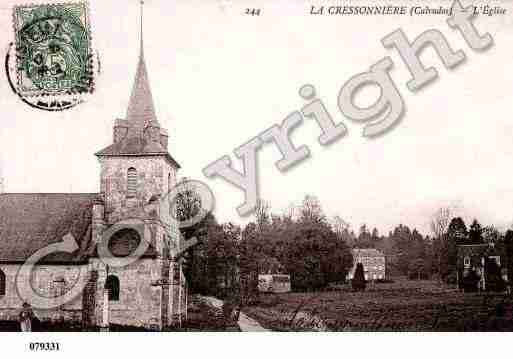 Ville de CRESSONNIERE(LA), carte postale ancienne