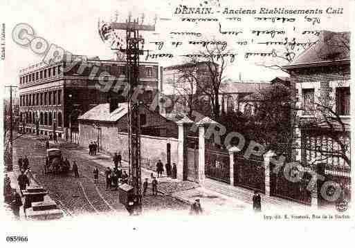 Ville de DENAIN, carte postale ancienne