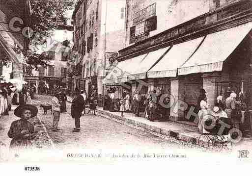 Ville de DRAGUIGNAN, carte postale ancienne