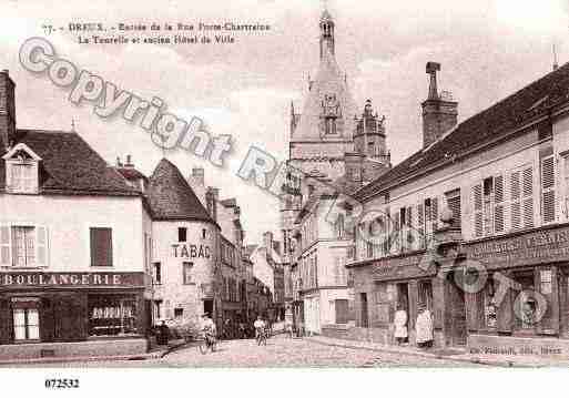 Ville de DREUX, carte postale ancienne