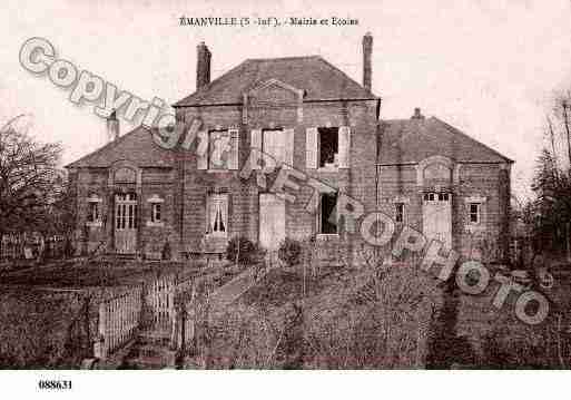 Ville de EMANVILLE, carte postale ancienne Ville de EMANVILLE, carte postale ancienne
