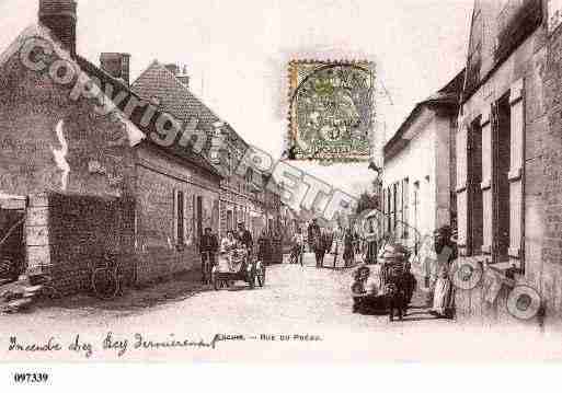 Ville de ERCUIS, carte postale ancienne