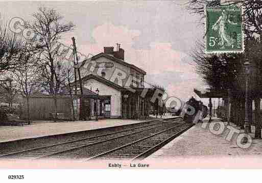 Ville de ESBLY, carte postale ancienne