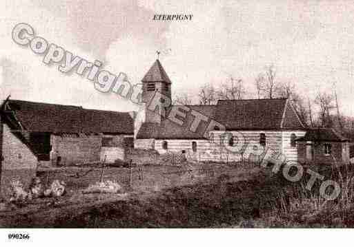 Ville de ETERPIGNY, carte postale ancienne