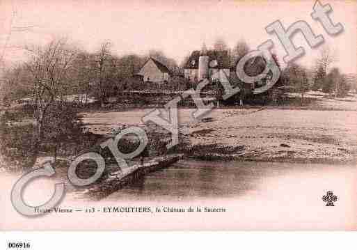 Ville de EYMOUTIERS, carte postale ancienne