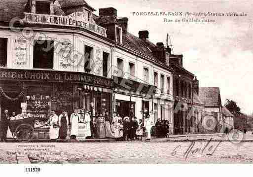 Ville de FORGESLESEAUX, carte postale ancienne